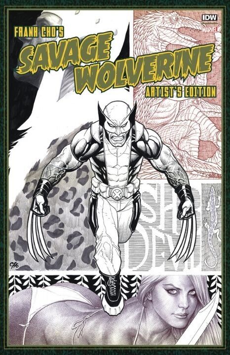 FRANK CHO SAVAGE WOLVERINE ARTIST ED HC